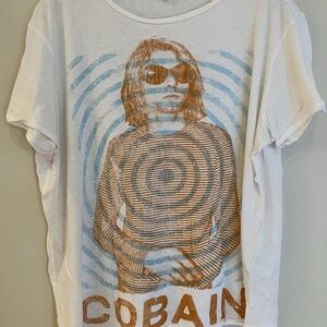 R13 White Kurt Cobain Tee Unisex Large